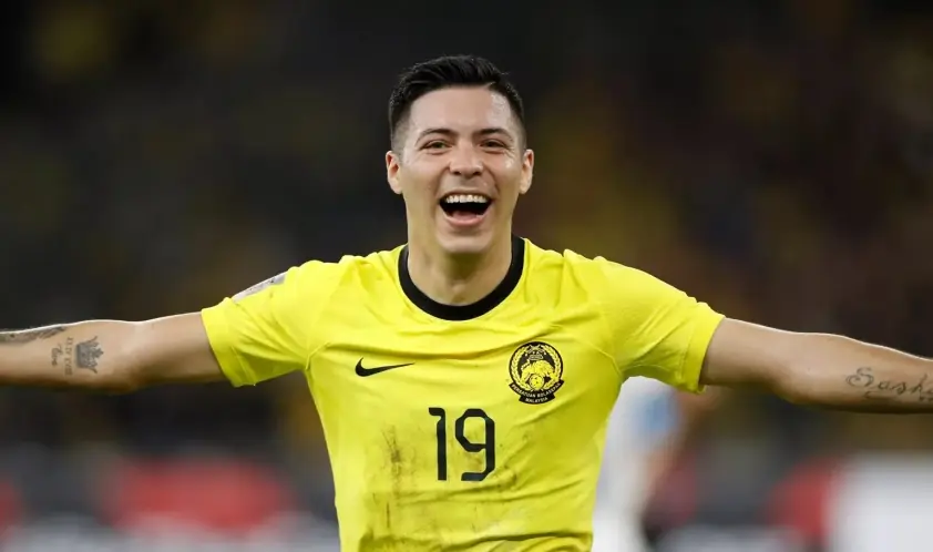 december 24 2022 kuala lumpur malaysia sergio aguero ezequiel aguero of malaysia celebrates after sc 1720517468 163748