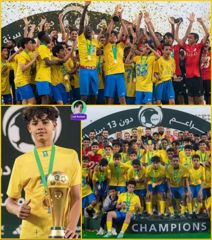 Con trai Ronaldo lập cú đúp, đưa U15 Al Nassr vô địch King’s Cup