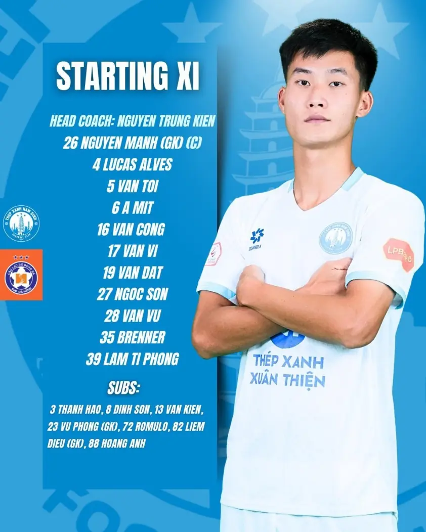 Nam Định gặp khó khăn về lực lượng ở vòng 9 V-League