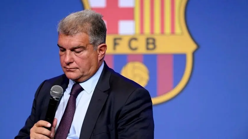 joan laporta presidente del fc barcelona en una conferenci d 684bfe5bd415b