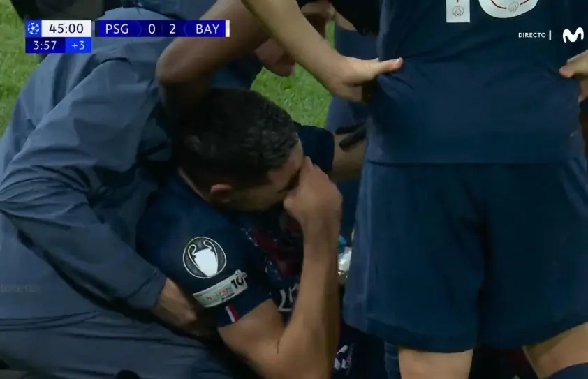 “Hình ảnh đau thương của Achraf Hakimi khiến fan xao xuyến”