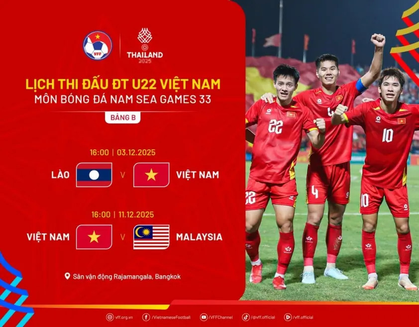 U22 Malaysia đối mặt tổn thất lớn trước trận gặp Việt Nam tại SEA Games