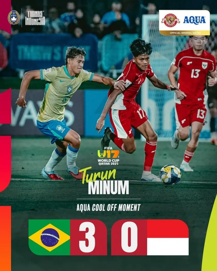 U17 Indonesia thua Brazil nhưng vẫn còn cơ hội tiến vào World Cup