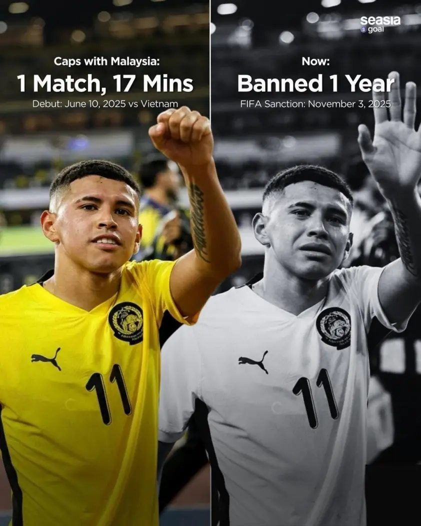 “Cầu thủ nhập tịch Malaysia trải qua thất bại đáng tiếc”