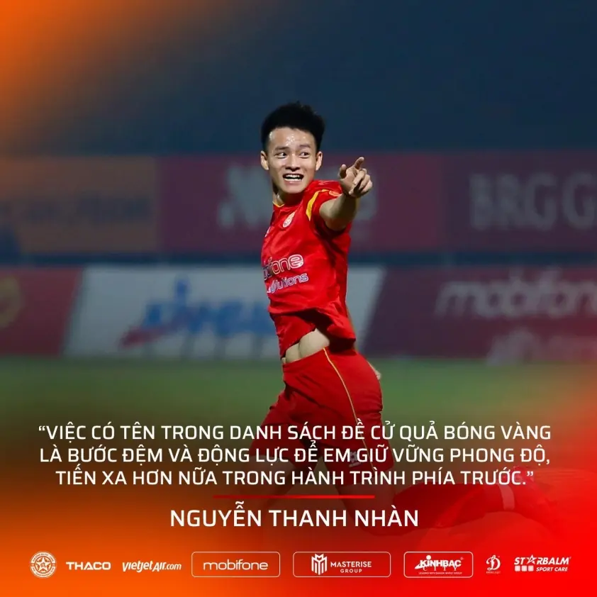 U23 Việt Nam phản hồi khi được đề cử Quả bóng Vàng 2025