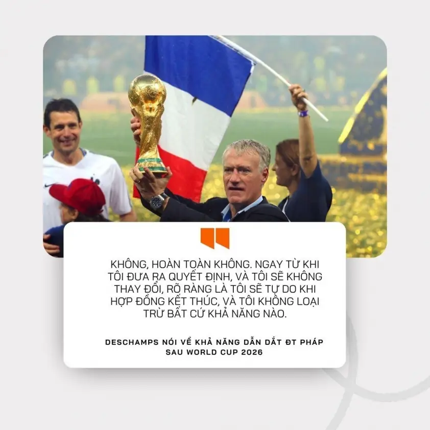 Deschamps chính thức dẫn dắt CLB đại gia Ả Rập sau Zidane