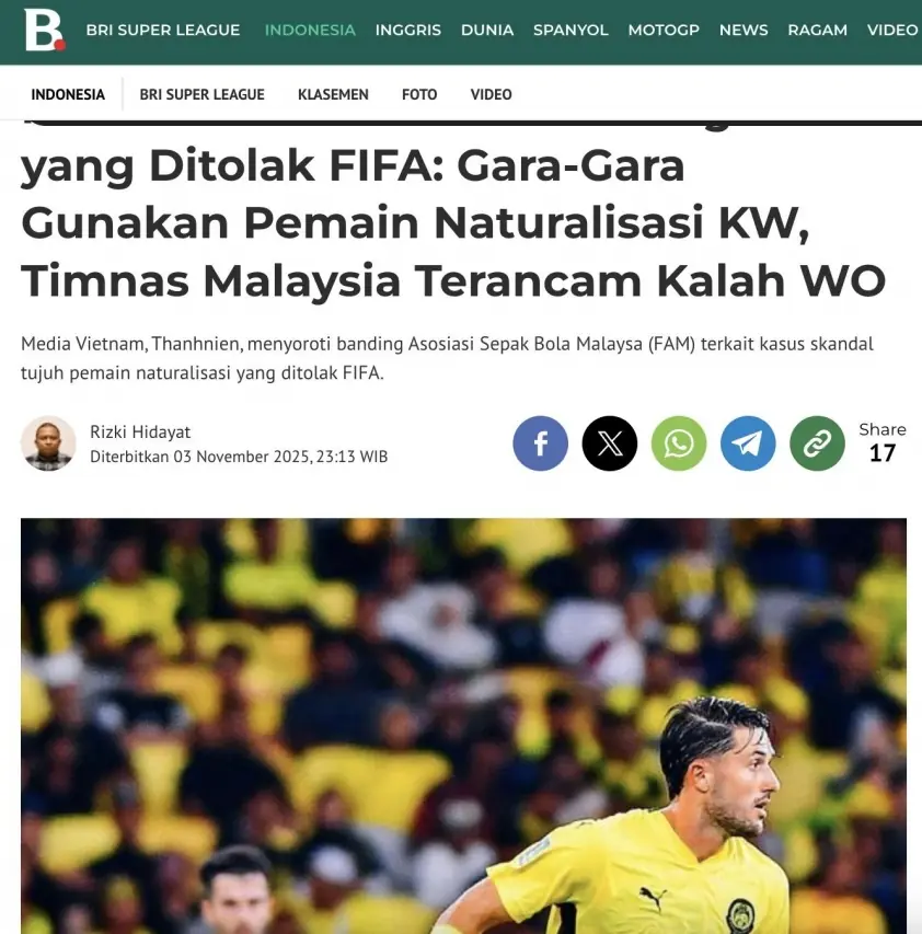 Truyền thông Indonesia phản ứng sau khi FIFA từ chối đơn kháng cáo của Malaysia