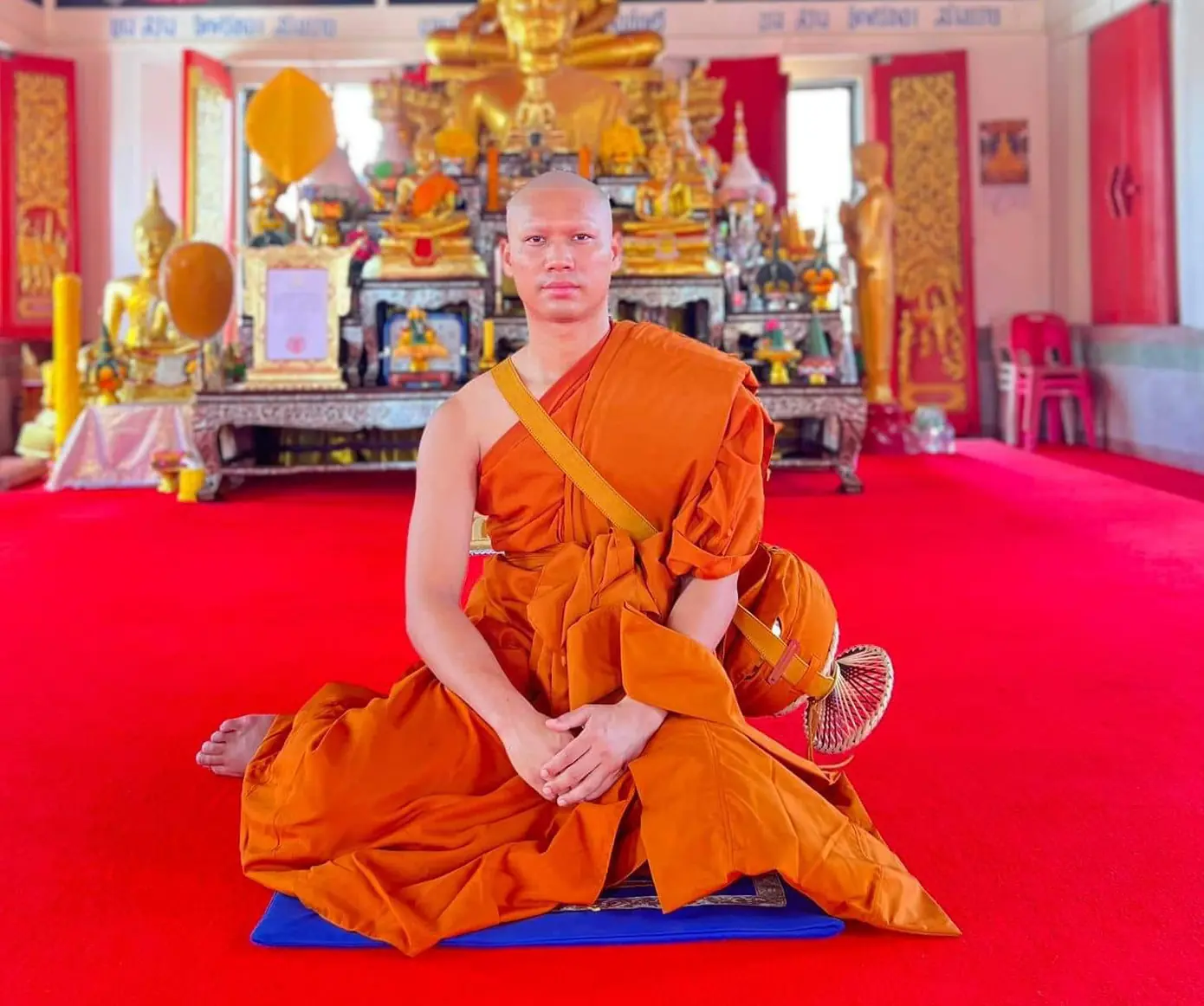 Cựu cầu thủ U23 Thái Lan gây bất ngờ khi ‘xuống tóc đi tu’