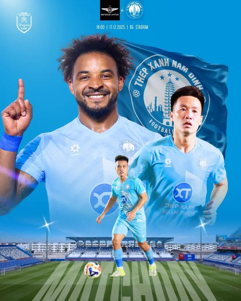 Xem trực tiếp Bangkok Utd vs Nam Định lúc 19h00 hôm nay 17/12