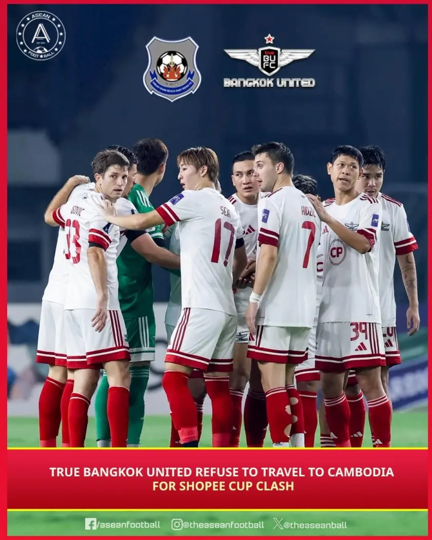 Thái Lan từ chối thi đấu ở Campuchia tại giải VĐ Đông Nam Á