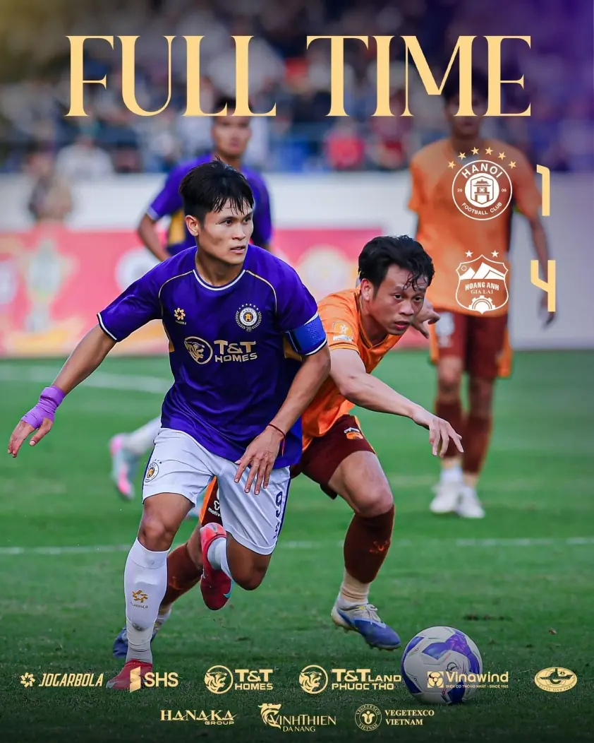 HAGL gây sốc với chiến thắng 4-1 trước Hà Nội FC