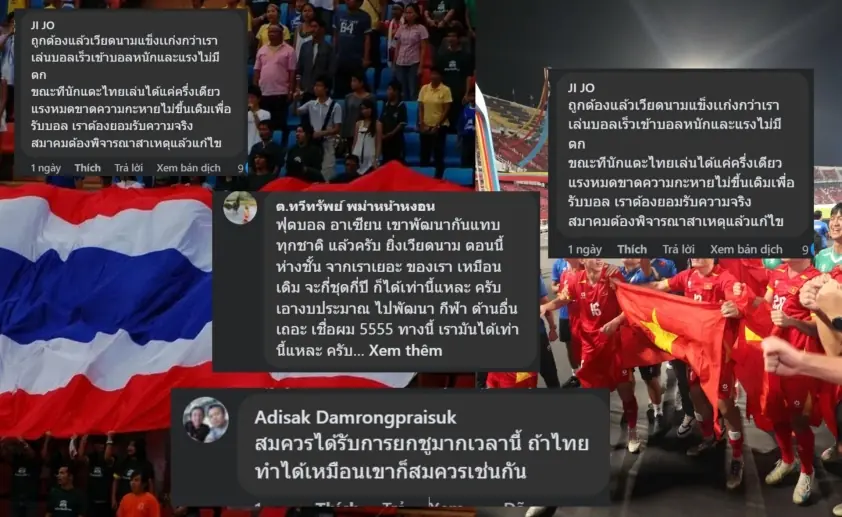 CĐV Thái Lan phản ứng về vị thế ‘vua Đông Nam Á’ của Việt Nam