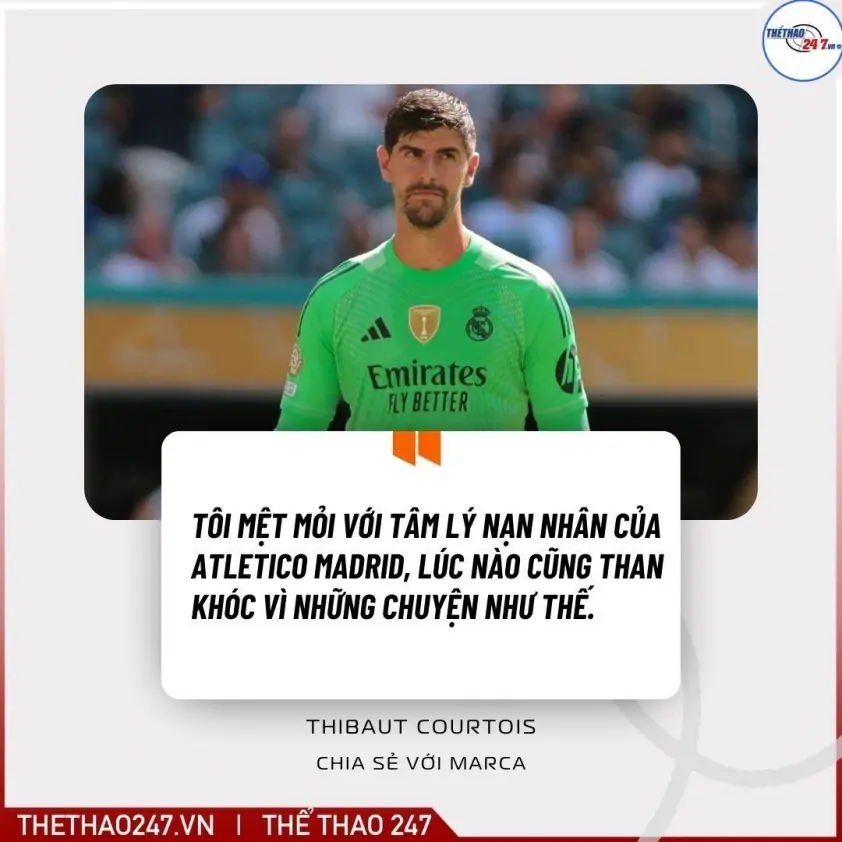 “Thibaut Courtois bị xử lý sau bê bối ở Real Madrid”