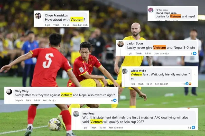 CĐV Đông Nam Á đồng loạt nhắc đến Việt Nam sau khi Malaysia thua 3 trận