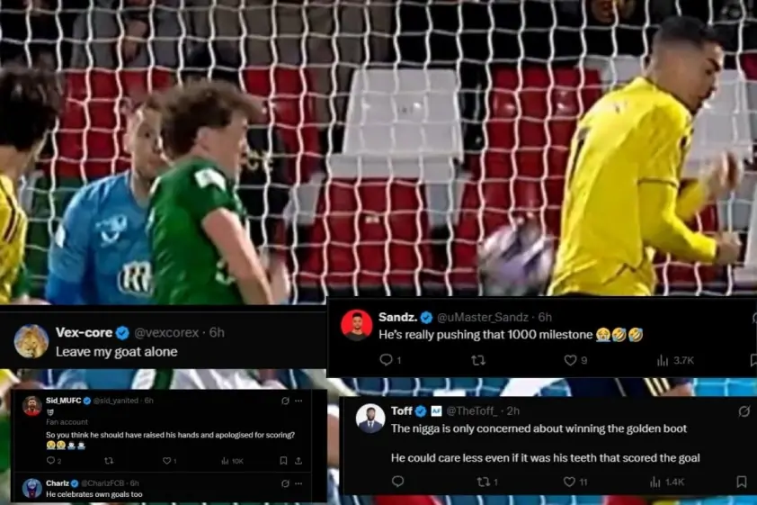 “CĐV phấn khích trước bàn thắng lạ lùng bằng lưng của Ronaldo”