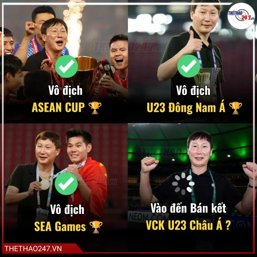 HLV Kim Sang-sik ghi dấu ấn mạnh mẽ với bóng đá Việt Nam