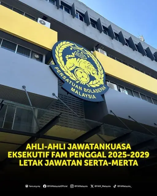 Toàn bộ lãnh đạo LĐBĐ Malaysia từ chức trước trận tái đấu Việt Nam