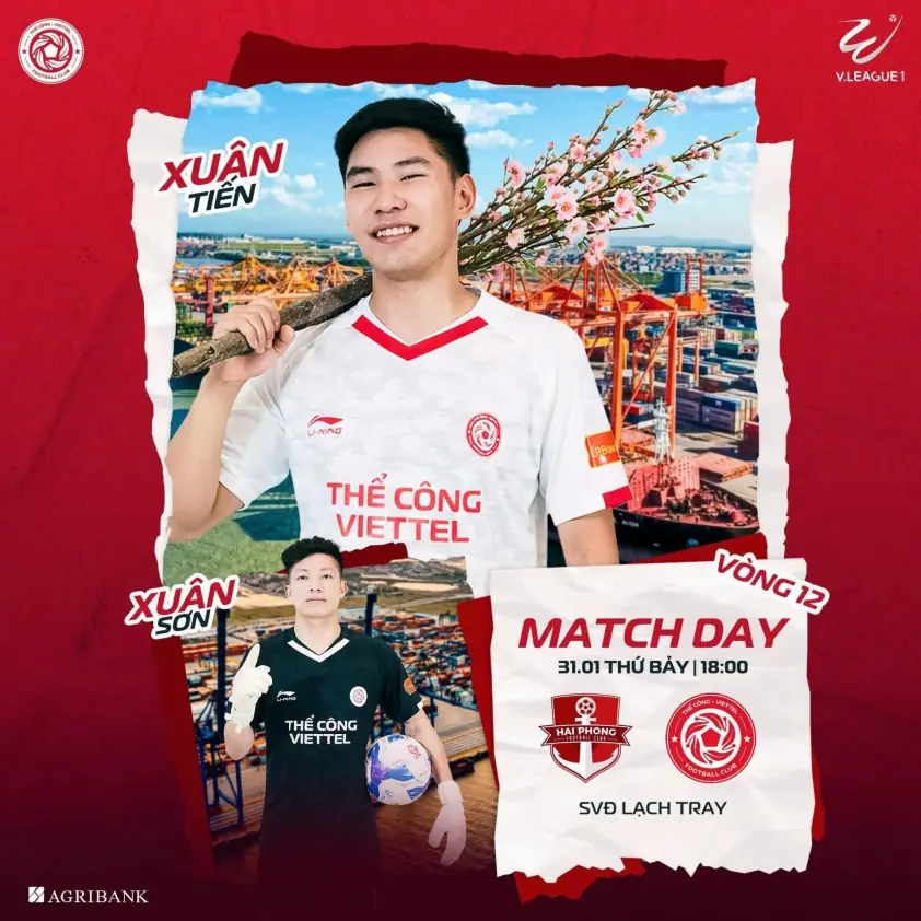 Hải Phòng vs Viettel: Trực tiếp lúc 18h00 hôm nay, 31/1