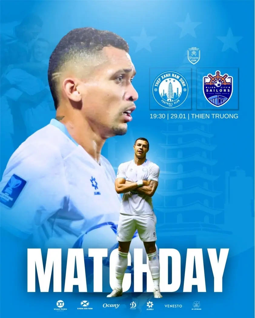 Xem trực tiếp Nam Định vs Lion City lúc 19h30 hôm nay 29/1