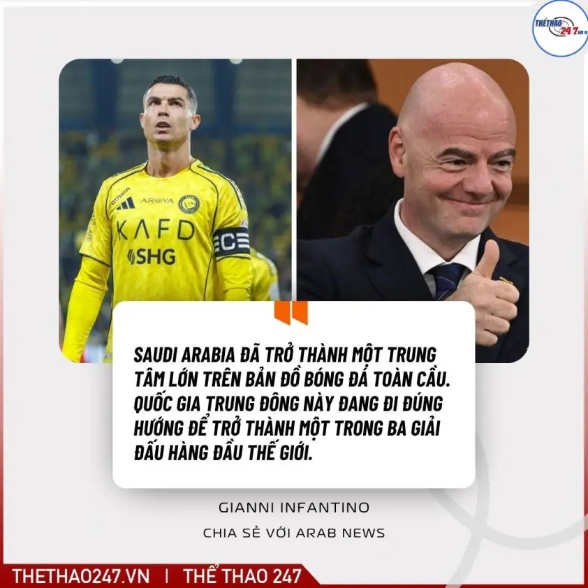 FIFA lên tiếng: Chuyện Ronaldo giờ đã thành hiện thực