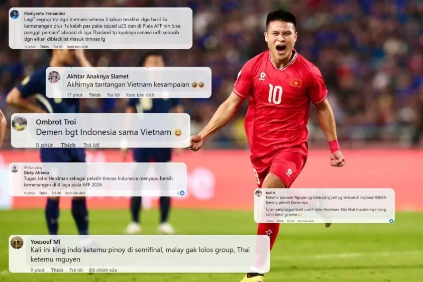 CĐV Indonesia “nổi sóng” khi rơi vào bảng cùng ĐT Việt Nam
