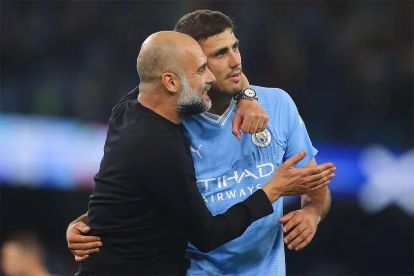Pep Guardiola chia sẻ chân thành về Rodri trong ngày trở lại