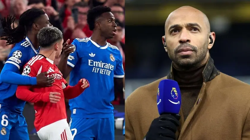 Thierry Henry phẫn nộ trước nghi vấn xúc phạm Vinicius