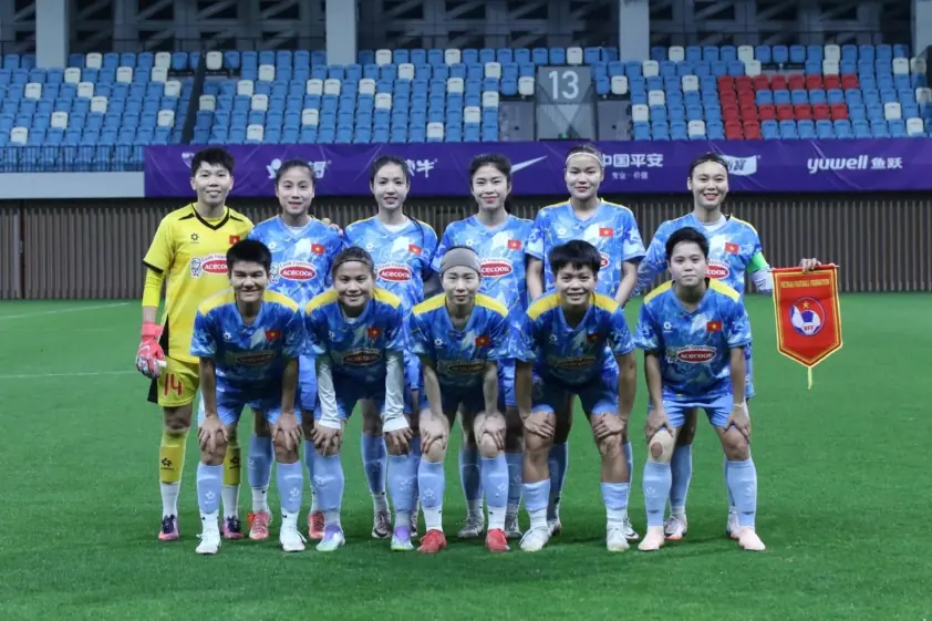 Việt Nam thua đậm Trung Quốc 0-6 ở trận đấu nữ quốc tế