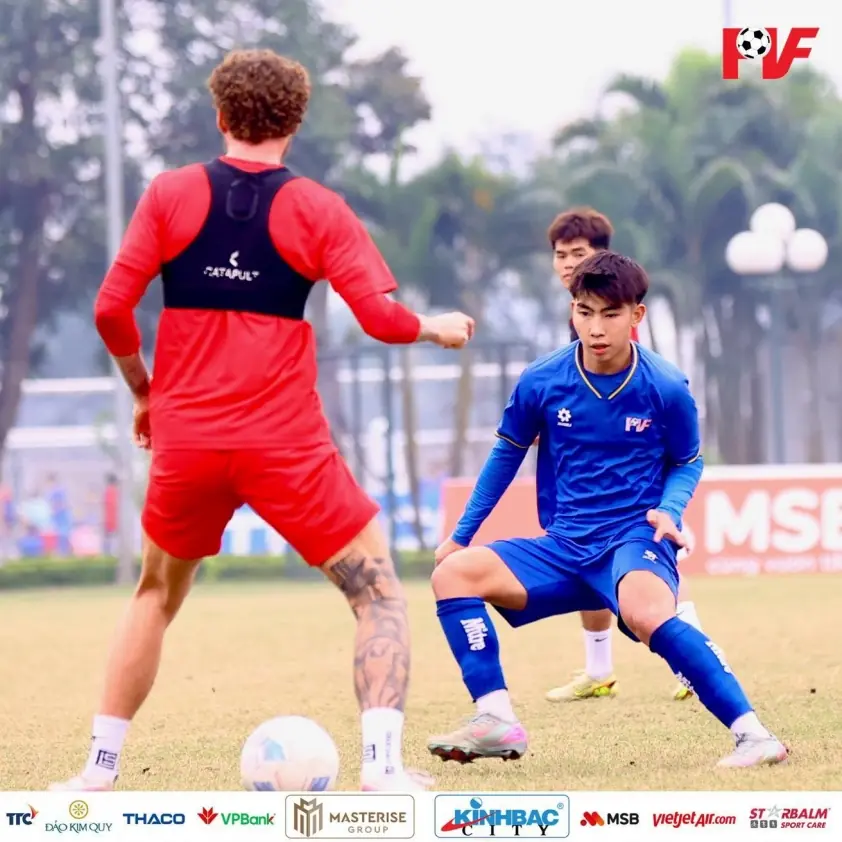 Cầu thủ trẻ PVF sẵn sàng cho giải hạng Nhì sắp tới