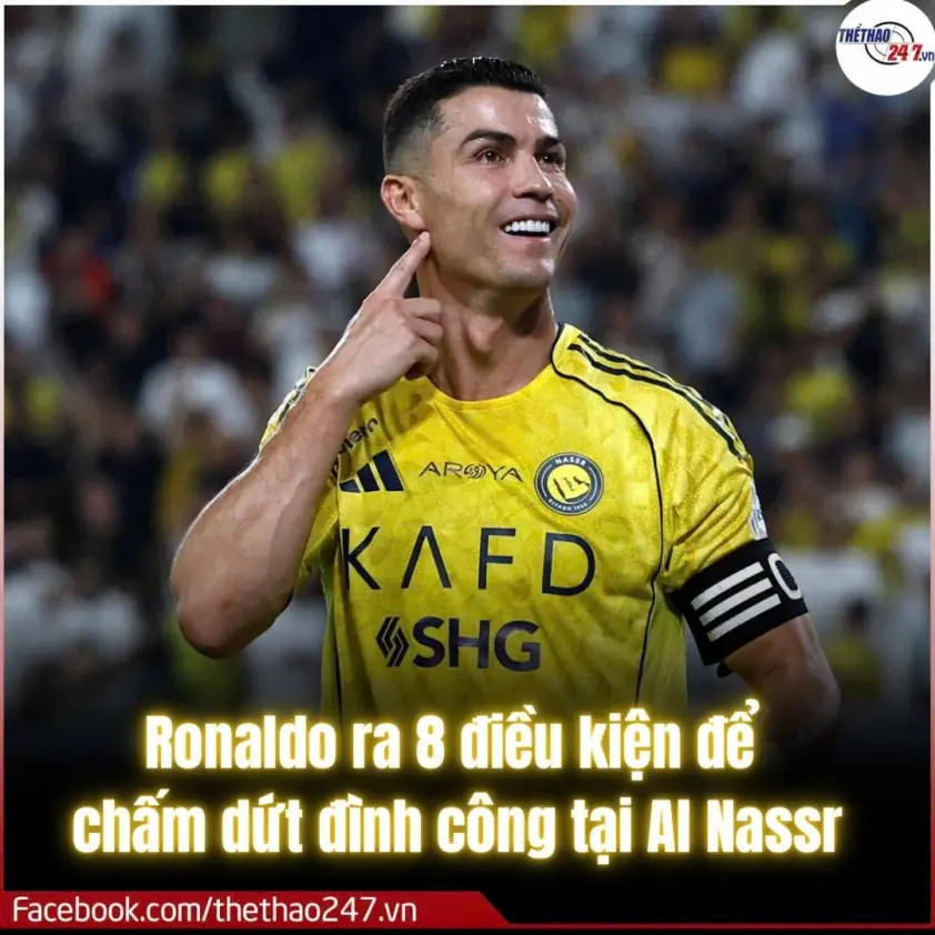 Cristiano Ronaldo quyết định ngày trở lại Al Nassr