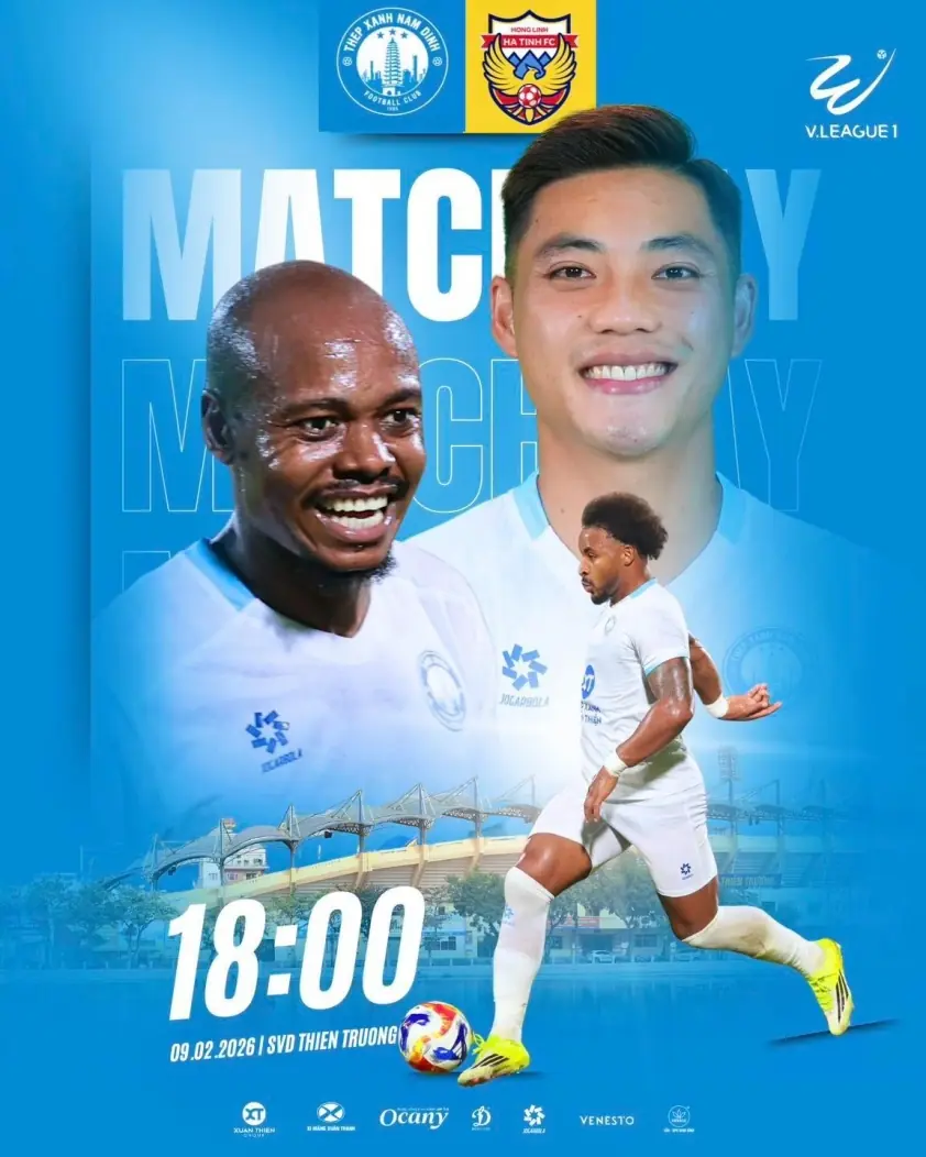 Trực tiếp trận Nam Định vs Hà Tĩnh lúc 18h00 hôm nay 9/2