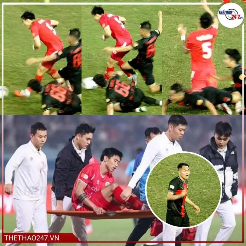 Khoảnh khắc ấn tượng của Văn Hậu và Đình Bắc thu hút sự chú ý