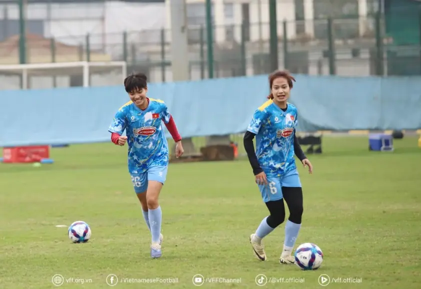 ĐT nữ Việt Nam tăng tốc chuẩn bị cho VCK Asian Cup 2026