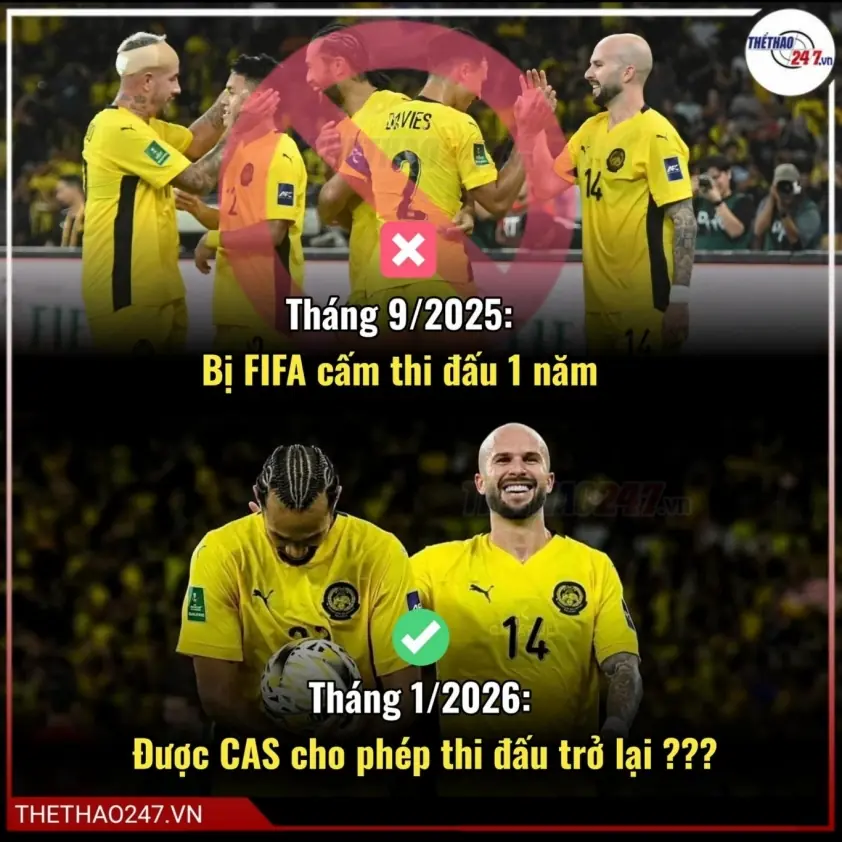 FIFA và Malaysia tranh cãi về giấy khai sinh của cầu thủ nhập tịch