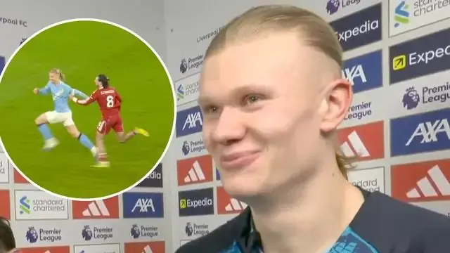 Haaland chỉ trích quyết định thẻ đỏ của Szoboszlai một cách mạnh mẽ