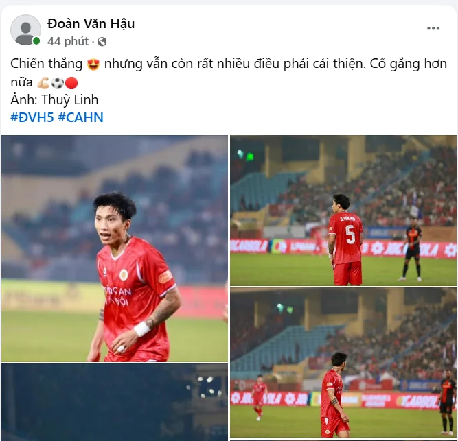 Văn Hậu chia sẻ sau pha rời sân bằng cáng đầy kịch tính