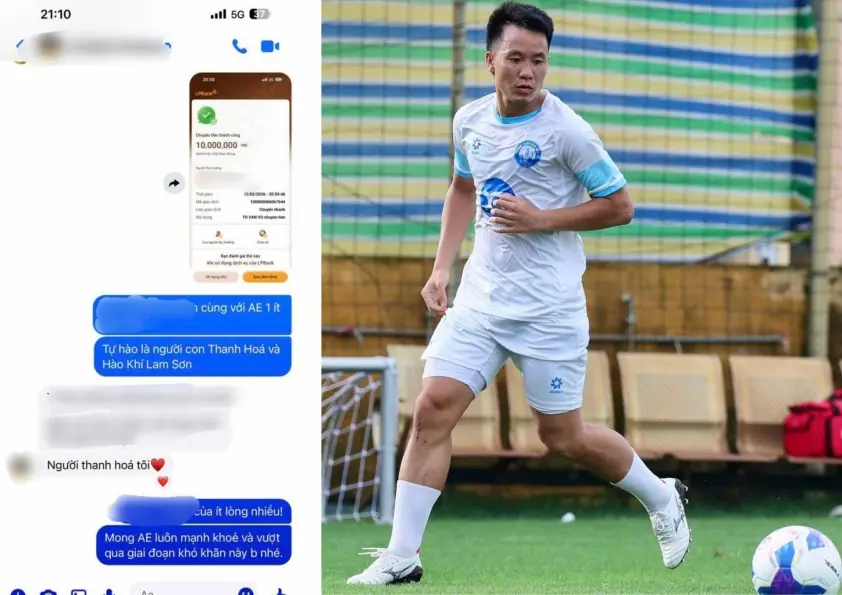 Tô Văn Vũ, Bùi Tiến Dũng hỗ trợ CLB Thanh Hoá vượt khó khăn